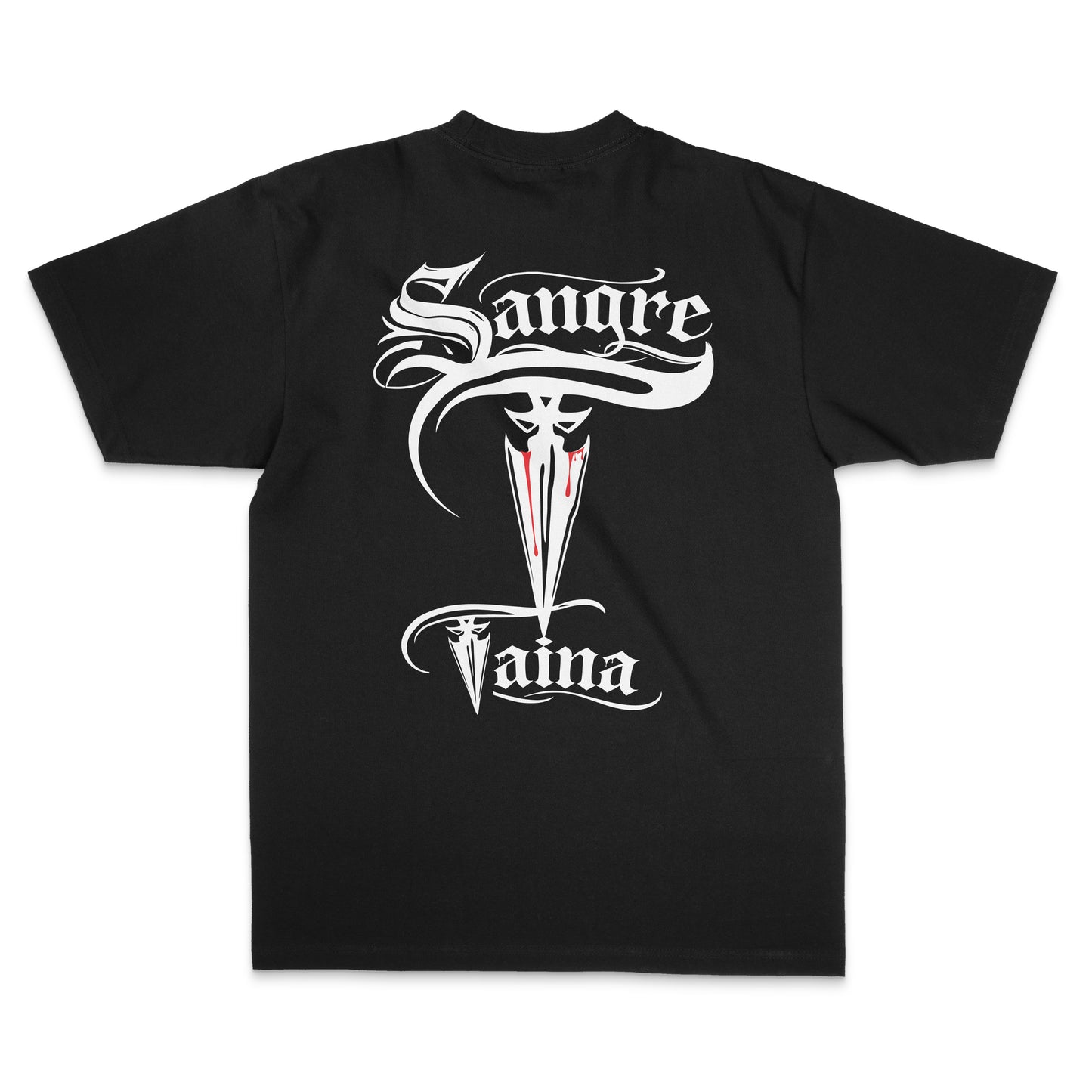 Sangre Taina Spear Logo - Heavyweight drop shoulder