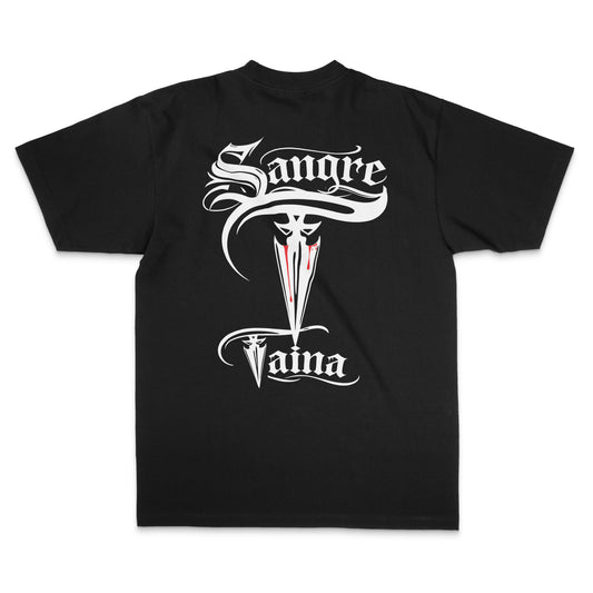 Sangre Taina Spear Logo - Heavyweight drop shoulder