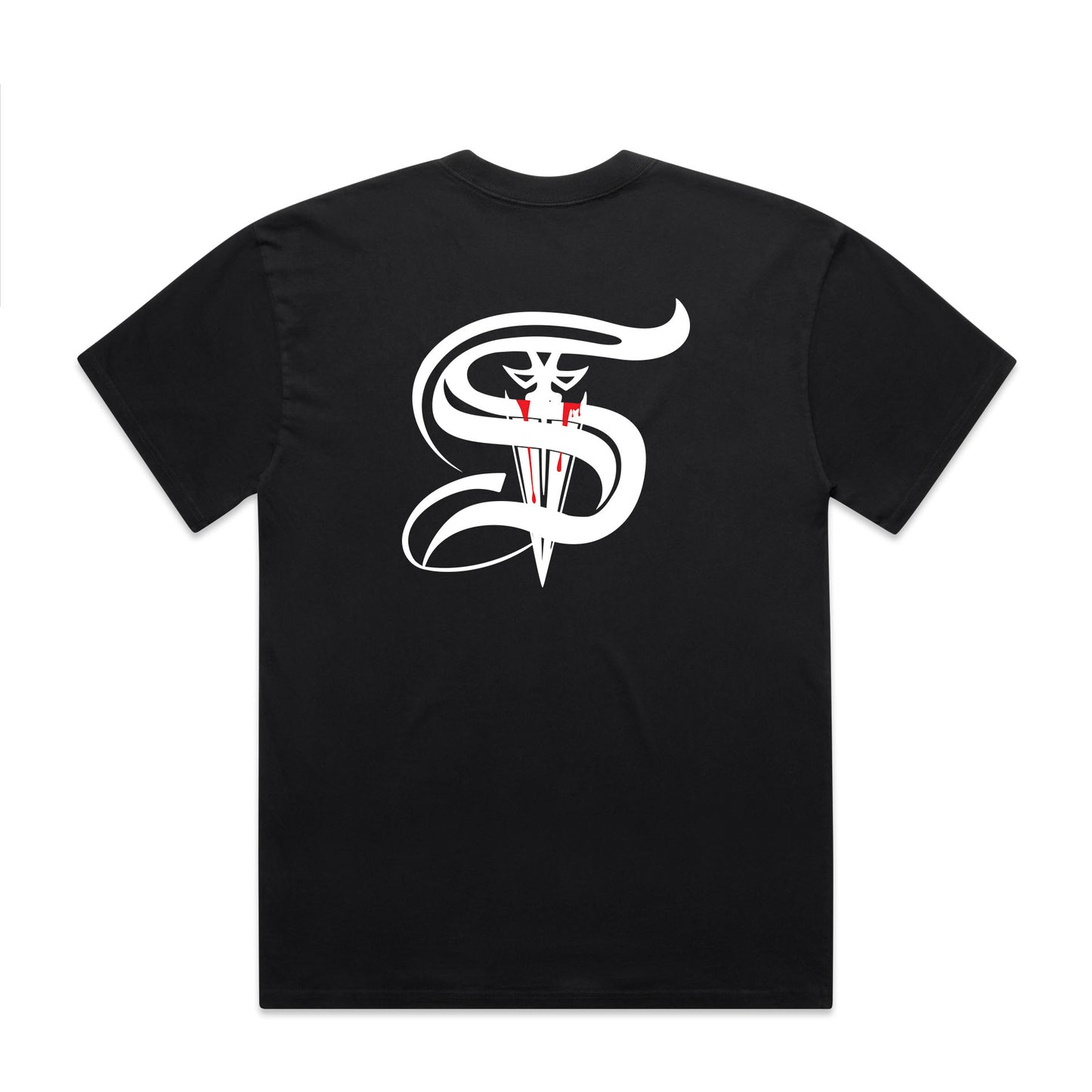 Sangre Taina Lanza Logo - Box Style Tee